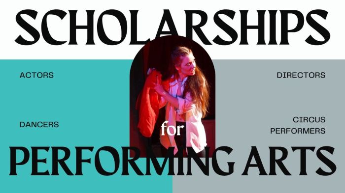 Scholarships performing arts students article majoring interesting open college